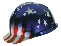 American Stars and Stripes Hard Hat